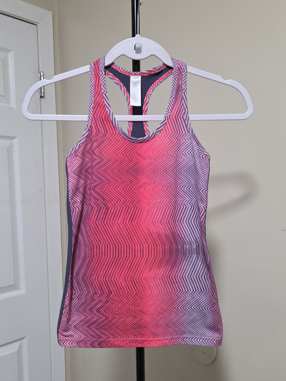 Ivivva Pink to Purple Chevron Racerback Tank - Gradient Activewear